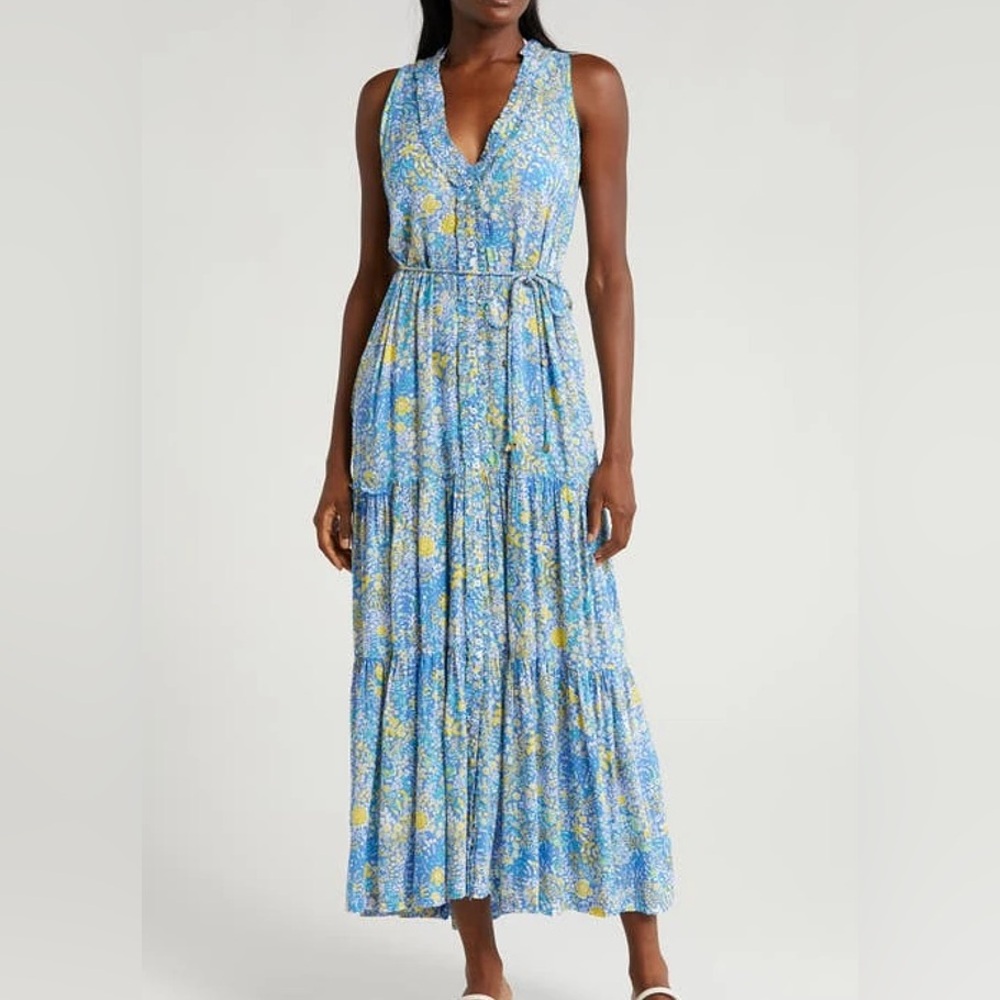 Poupette St Barth Nana Printed Maxi Floral Dress (New with tags)
